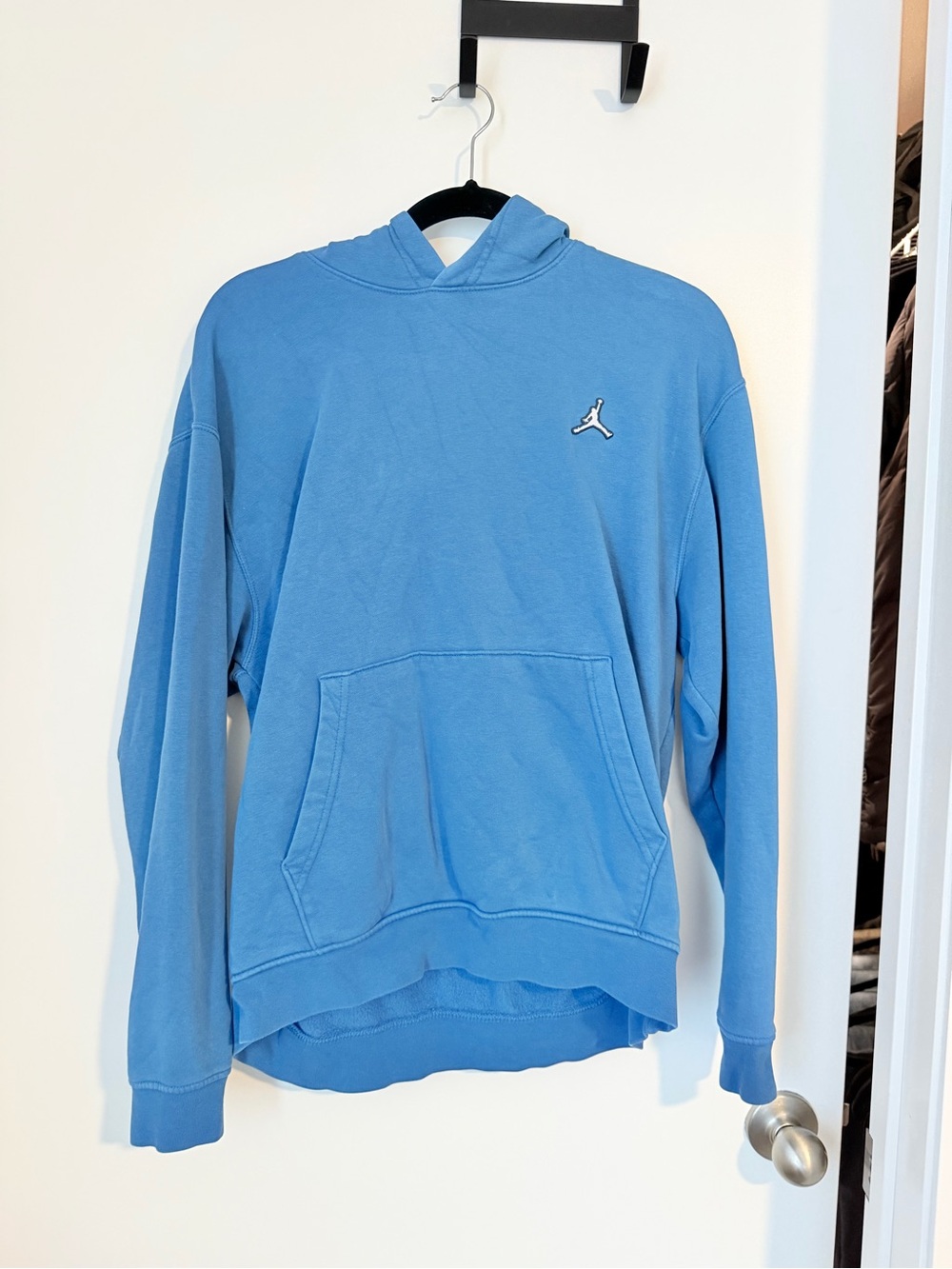 Jordan Crewneck Hoodie in Sky Blue with Jumpman Logo